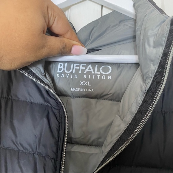 Buffalo David Bitton Black Down Puffer Jacket - Picture 4 of 7